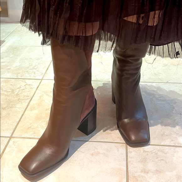 SARTO A-STIVIENA, DARK BROWN WOMEN BOOTS.Size 9 - Picture 14 of 16